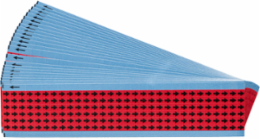 Electronic Inspection Arrows 0.25 in H x 0.3 in W Cloth Red on Black 25 Cards/Pk