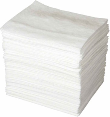 ENV® Oil Only Absorbent Pads - Light Weight, 15" x 19", Absorbency Capacity 51 gal