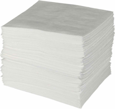 ENV® Oil Only Absorbent Pads - Medium Weight, 15" x 19", Absorbency Capacity 23.2 gal