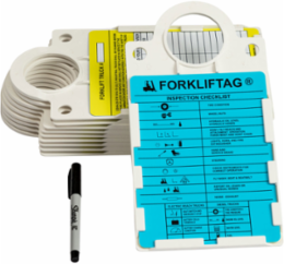 FORKLIFTAG Kit, (1) Pen, (10) Holders, (10) Inserts