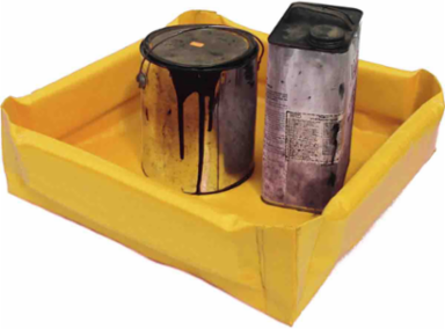 Light Weight Foam Wall Spill Berm, 48" x 48" x 4", Sump Capacity 36 gal