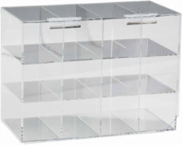 Safety Glasses Dispenser - 12 Pair Capacity With Doors