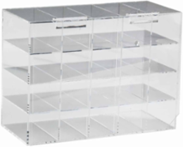 Safety Glasses Dispenser - 20 Pair Capacity With Doors