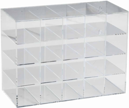 Large Capacity Eye Protection Dispenser, 20 Compartments