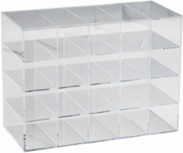 Large Capacity Eye Protection Dispenser, 20 Compartments