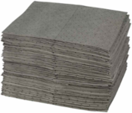 Universal Absorbent Pads - Medium Weight, 15" x 19", Absorbency Capacity 25 gal