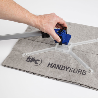 HandySorbTM No-Touch Pad Refills, 19 Inch x 15 Inch, 25 Pads, Absorbs 0.5 Gallon