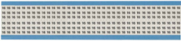Solid Numbers Scored Wire Marker Card, 16