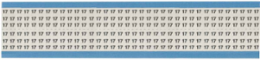 Solid Numbers Scored Wire Marker Card, 17
