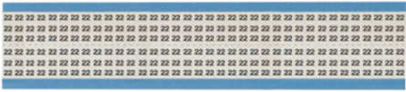 Solid Numbers Scored Wire Marker Card, 22