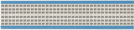 Solid Numbers Scored Wire Marker Card, 23
