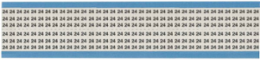 Solid Numbers Scored Wire Marker Card, 24