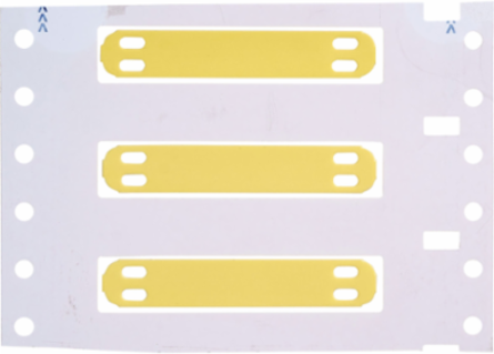 Heatex Cable Markers, 0.4" H x 2.4" W, Yellow