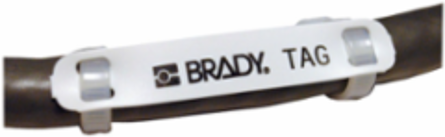 Heatex Cable Markers, 0.5" H x 3" W, White