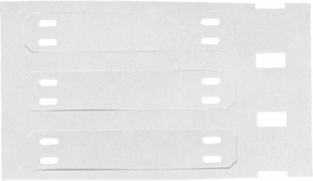 Cable and Harness Marking Tags, Bilingual REJECTED Labels, 0.41" H x 2.2" W, Roll of 2500 Tags, White