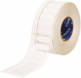 Cable and Harness Marking Tags, Write-on Labels, 0.8" H x 2.2" W, Roll of 2500 Tags, White