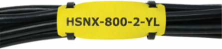 Cable and Harness Marking Tags, Write-on Labels, 0.8" H x 2.2" W, Roll of 250 Tags, Yellow