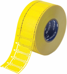 Cable and Harness Marking Tags, Write-on Labels, 0.8" H x 2.2" W, Roll of 250 Tags, Yellow