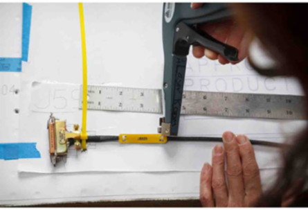 Cable and Harness Marking Tags, Write-on Labels, 0.8" H x 2.2" W, Roll of 2500 Tags, Yellow