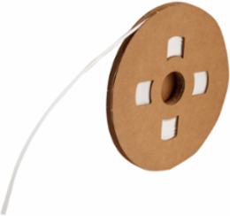 PermaSleeve Heat Shrink Sleeves 0.125 Inch Dia x 100 ft L, White, Flame-Retardant