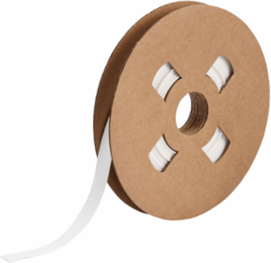 PermaSleeve Heat-Shrink Tubing, 0.375 Inch Dia x 75 ft L, White