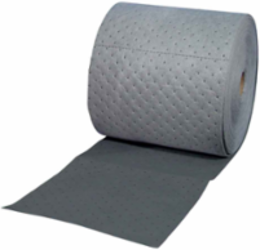 High Traffic Universal Absorbent Roll, 15 Inch x 50 ft, Heavy Weight, Absorbency Capacity 8 gal