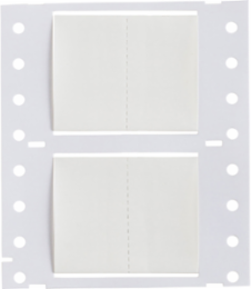 PermaSleeve HX Heat Shrink Wire Marking Sleeves, White, 1" Dia x 0.75" W, Roll of 5000 Each