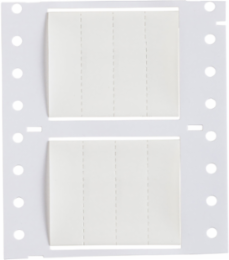 PermaSleeve HX Heat Shrink Wire Marking Sleeves, White, 1" Dia x 0.5" W, Roll of 10000 Each