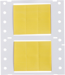 PermaSleeve HX Heat Shrink Wire Marking Sleeves, Yellow, 1" Dia x 0.67" W, Roll of 7500 Each