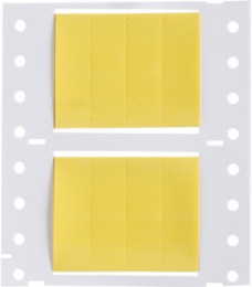 PermaSleeve HX Heat Shrink Wire Marking Sleeves, Yellow, 1" Dia x 0.5" W, Roll of 10000 Each