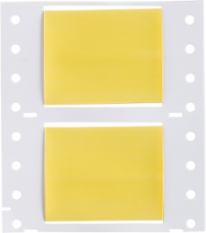 PermaSleeve HX Heat Shrink Wire Marking Sleeves, Yellow, 1" Dia x 3" W, Roll of 2500 Each