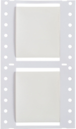PermaSleeve HX Heat Shrink Wire Marking Sleeves, White, 1.5" Dia x 1.5" W, Roll of 1000 Each