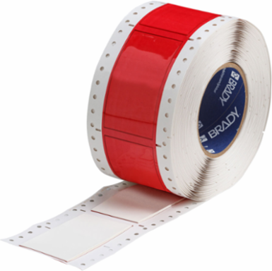 PermaSleeve HX Heat Shrink Wire Marking Sleeves, White, 2" Dia x 2" W, Roll of 100 Each