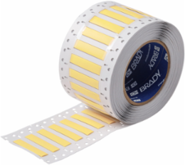 PermaSleeve HX Heat Shrink Wire Marking Sleeves, 0.25" Dia x 1.5" W, Yellow, Roll of 1000