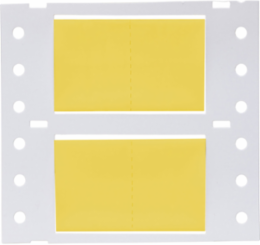 PermaSleeve HX Heat Shrink Wire Marking Sleeves, Yellow, 0.75" Dia x 0.75" W, Roll of 5000 Each