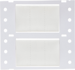 PermaSleeve HX Heat Shrink Wire Marking Sleeves, White, 0.75" Dia x 0.67" W, Roll of 7500 Each