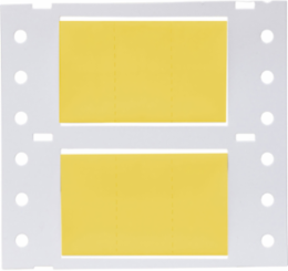 PermaSleeve HX Heat Shrink Wire Marking Sleeves, Yellow, 0.75" Dia x 0.67" W, Roll of 7500 Each