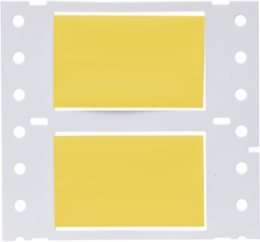 PermaSleeve HX Heat Shrink Wire Marking Sleeves, Yellow, 0.75" Dia x 2" W, Roll of 2500 Each