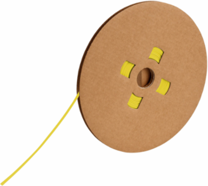 PermaSleeve HX 3" Core Heat Shrink Wire Marking Sleeves, 0.125" Dia x 225' L, Yellow