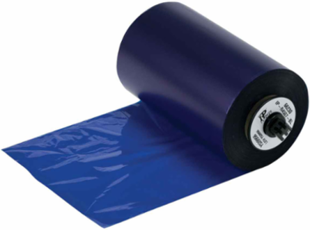 Printer Ribbon, 4.33 Inch W x 984 ft L, Blue, R4400 Series, Heat/Scratch/Solvent Resistant