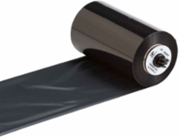 Black Printer Ribbon, 4.33 Inch Wide x 984 ft, R6000 Halogen-Free Resin
