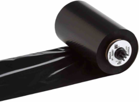 Printer Ribbon, 4.33 Inch W x 984 ft L, Black, Resin, Abrasion-Resistant