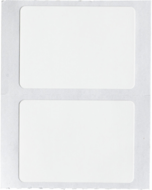 BradyJet Polypropylene Label 1 in H x 1.5 in W, 1250 Roll, Inkjet Printable, Matte
