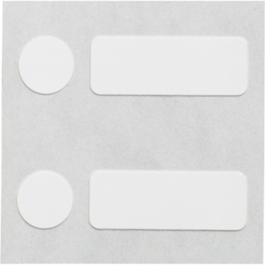 Polypropylene Label 0.375 Inch H x 1 Inch W 1500/Roll, Chemical Resistant
