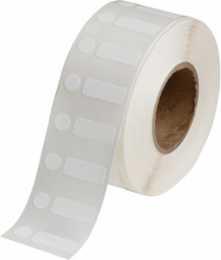 Polypropylene Label 0.375 Inch H x 1 Inch W 1500/Roll, Chemical Resistant