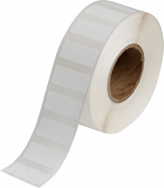 BradyJet™ Polypropylene Label 0.6 Inch H x 1.3 Inch W, 1500/Roll, Chemical Resistant