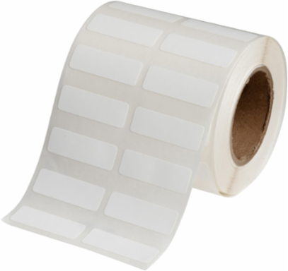BradyJet™ Polypropylene Label 0.5 Inch H x 1.5 Inch W, 1500 Labels/Roll, Inkjet Printable