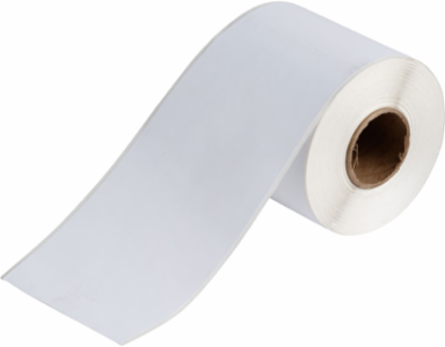 BradyJet Polyester Label 4 Inch W x 100 ft L, Inkjet Receptive, Matte Finish