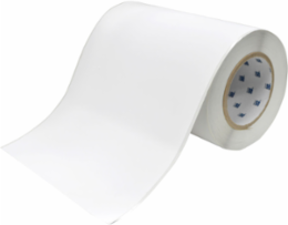 BS 5609 Marine Label Polypropylene 8 Inch x 100 Ft, White, Roll