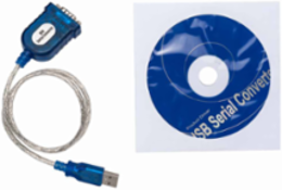 Serial Adapter Cable, Blue;Gray